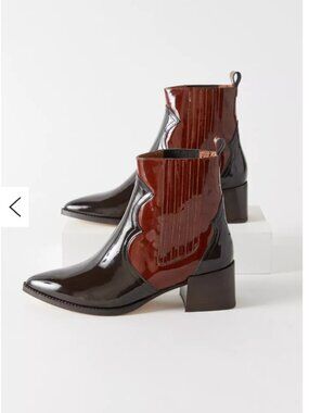 Miista Minea Patent Leather Boots – Women's US size 7 / EU 37
